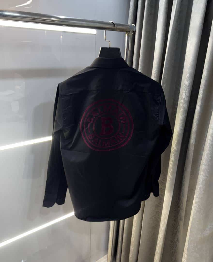 Balmai n Paris Black EmbosSed Logo Exclusive Shirt