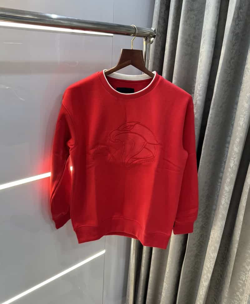 Arman i EXchange Red Embroidery Logo Premium Sweatshirt
