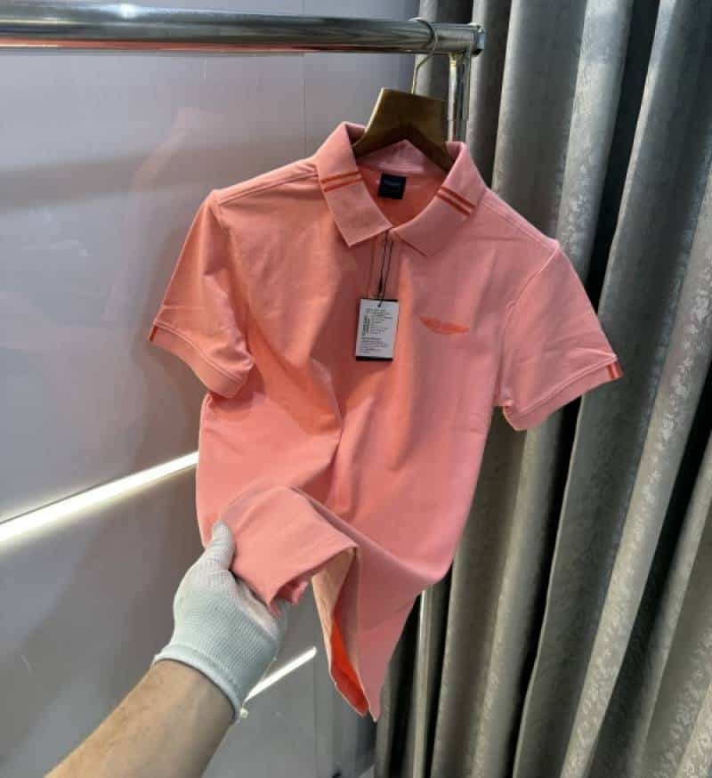 Hacket Aston Martin Peach Premium Polo T-Shirt