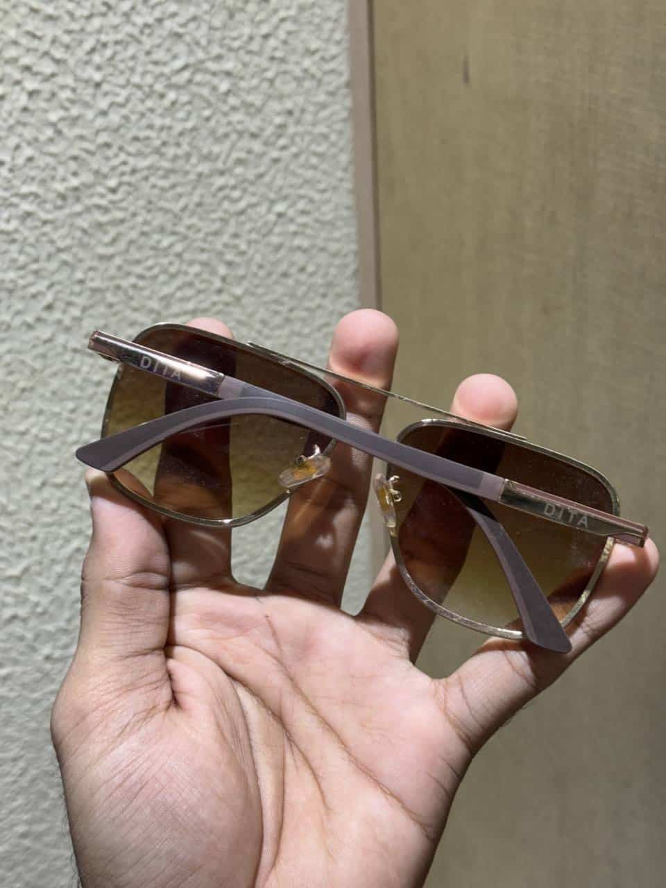 Dita Gold With Brown Designer Luxury Shade 3273