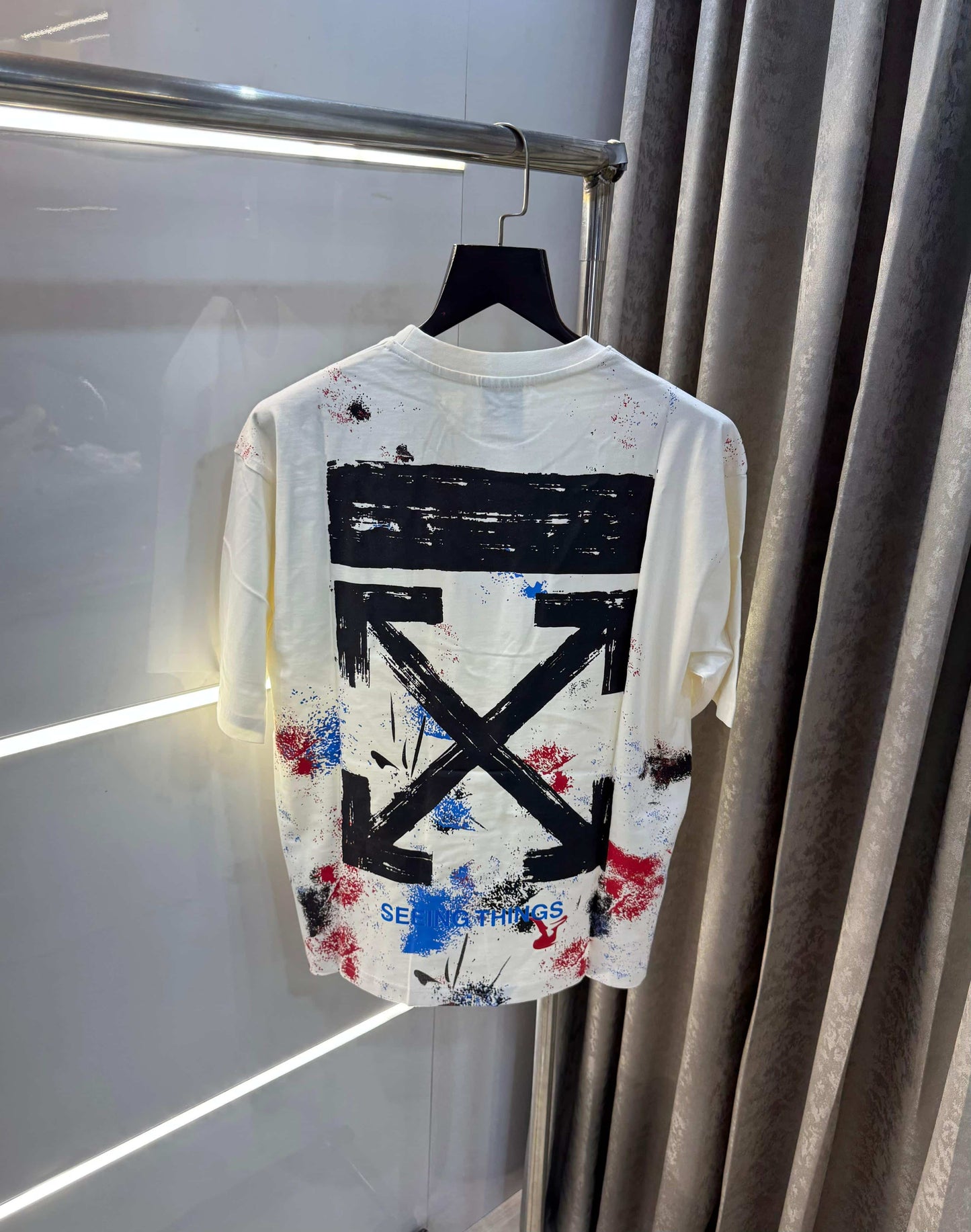 Off White White Imported Oversized T-Shirt