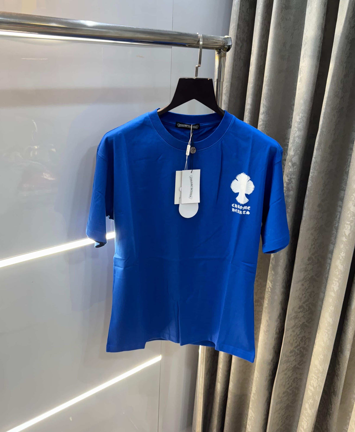 Chrome Hearts Blue Printed Imported Oversized T-Shirt