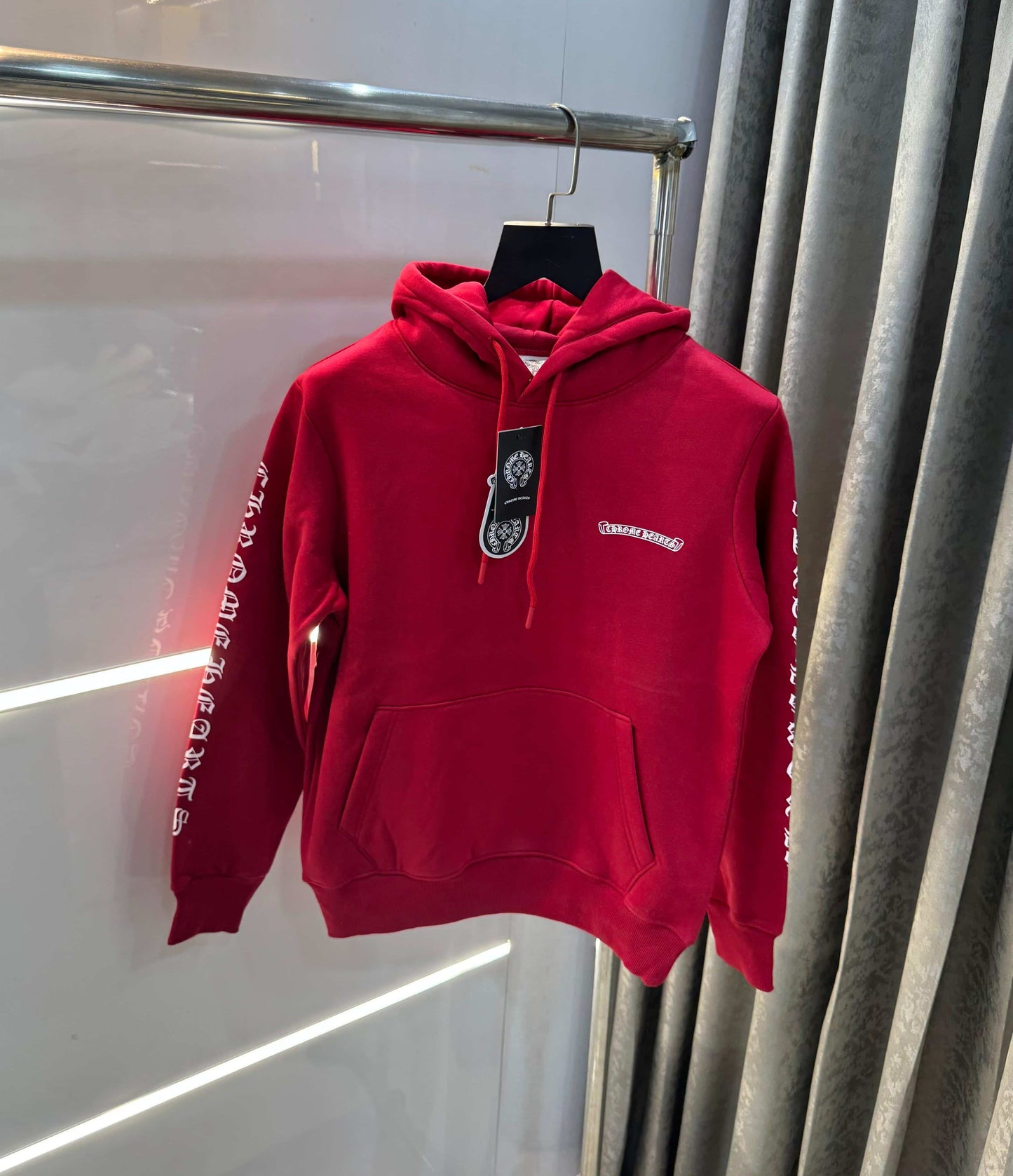 Chrome Hearts Red Back Print Imported Hoodie
