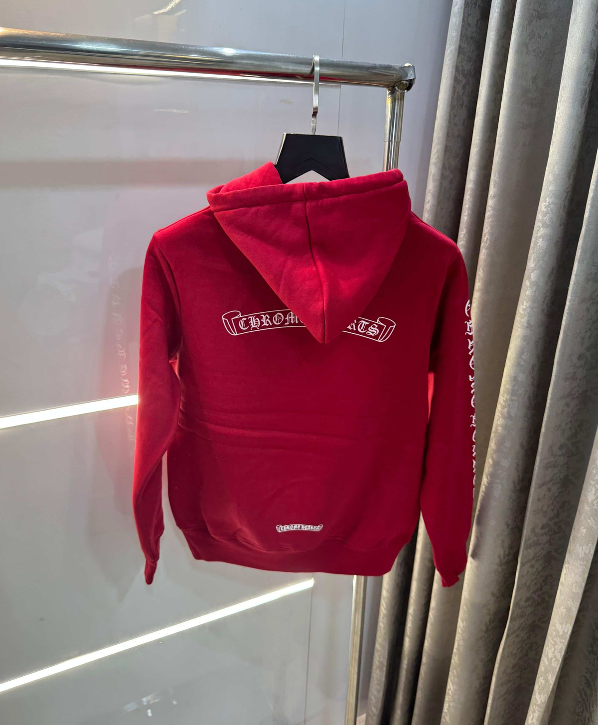 Chrome Hearts Red Back Print Imported Hoodie