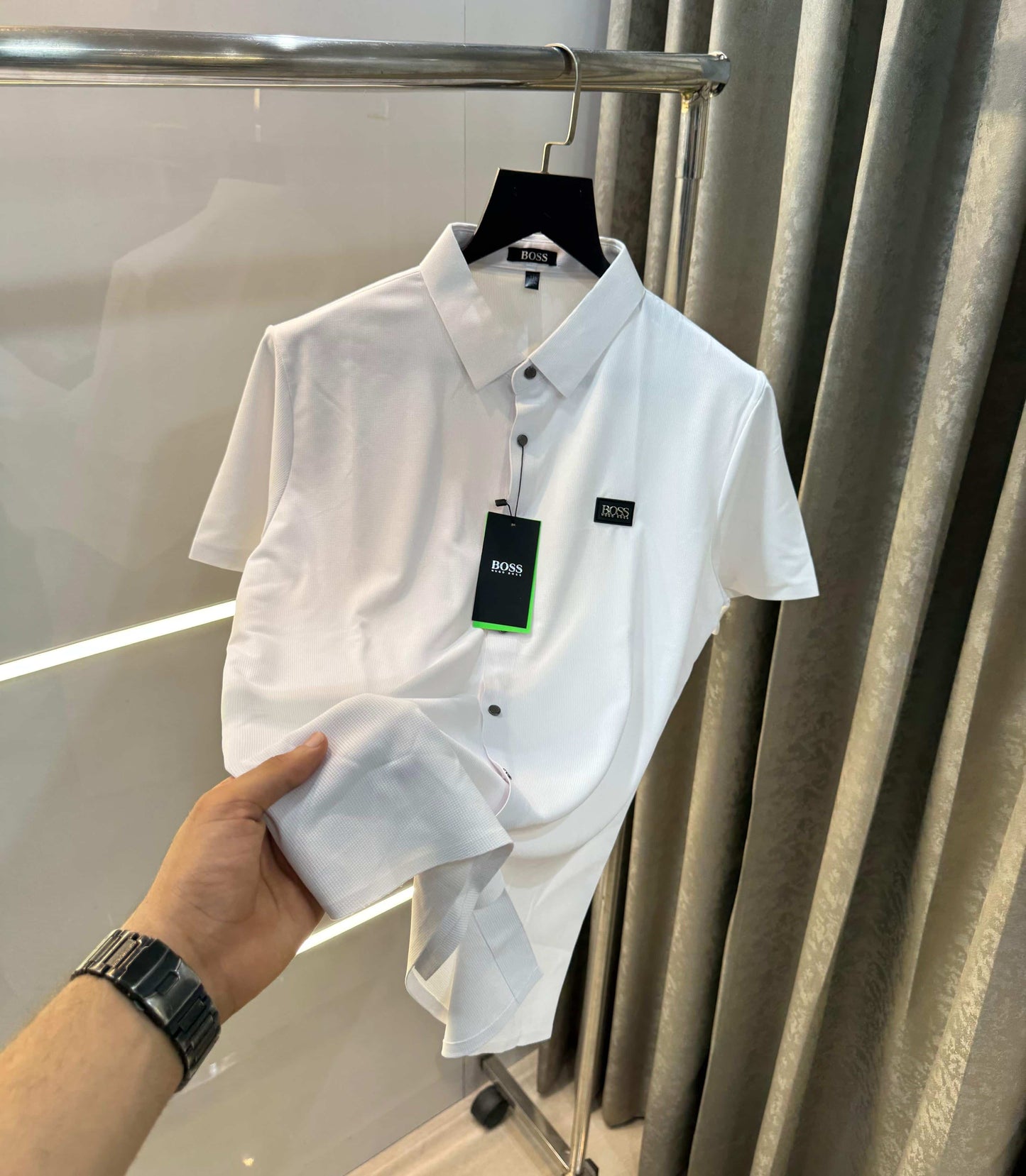 Hugo Boss White Premium Classic Shirt