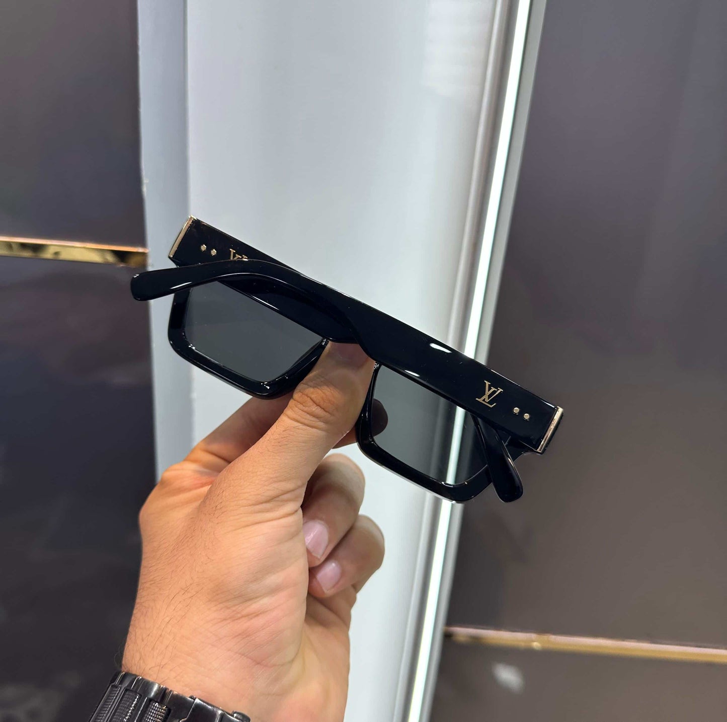 Louis Vuitton Black Designer Luxury Shade 104