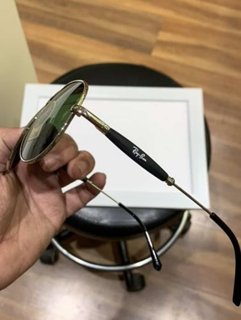 rayban 3517 silver green