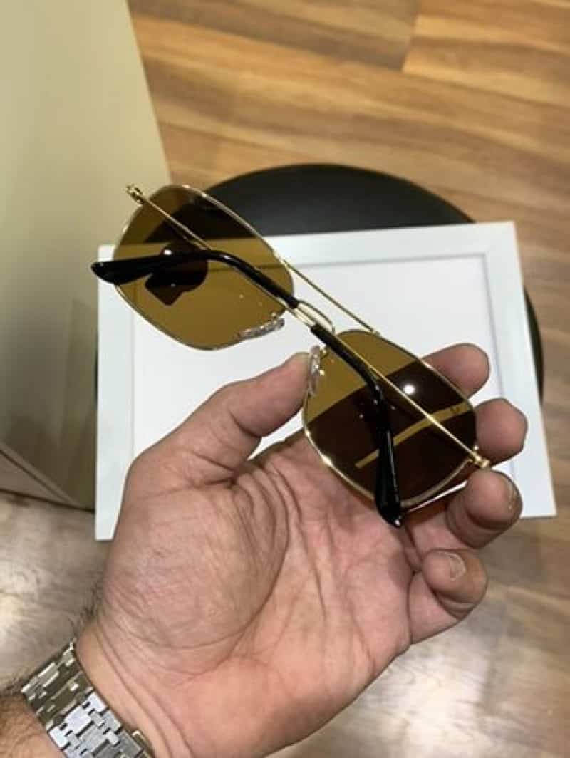 rayban 3136 gold brown