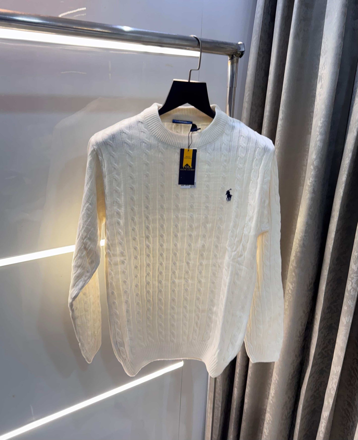 Ralph Laure n White Imported Knitted Pull Over