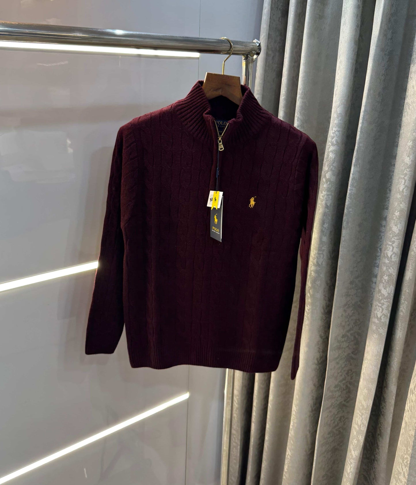 Ralph Laure n wine elbow Print Premium Sweatshirt