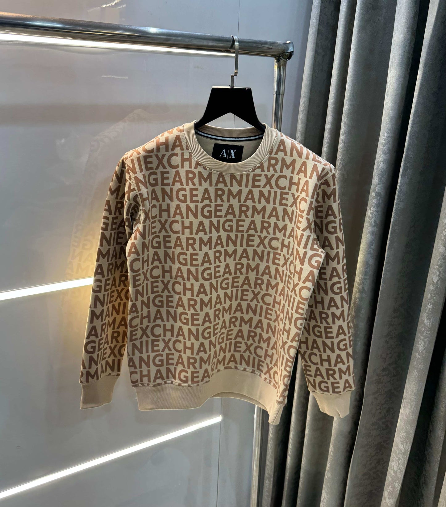 Arman i E-..Xchange biege Print Premium Sweatshirt