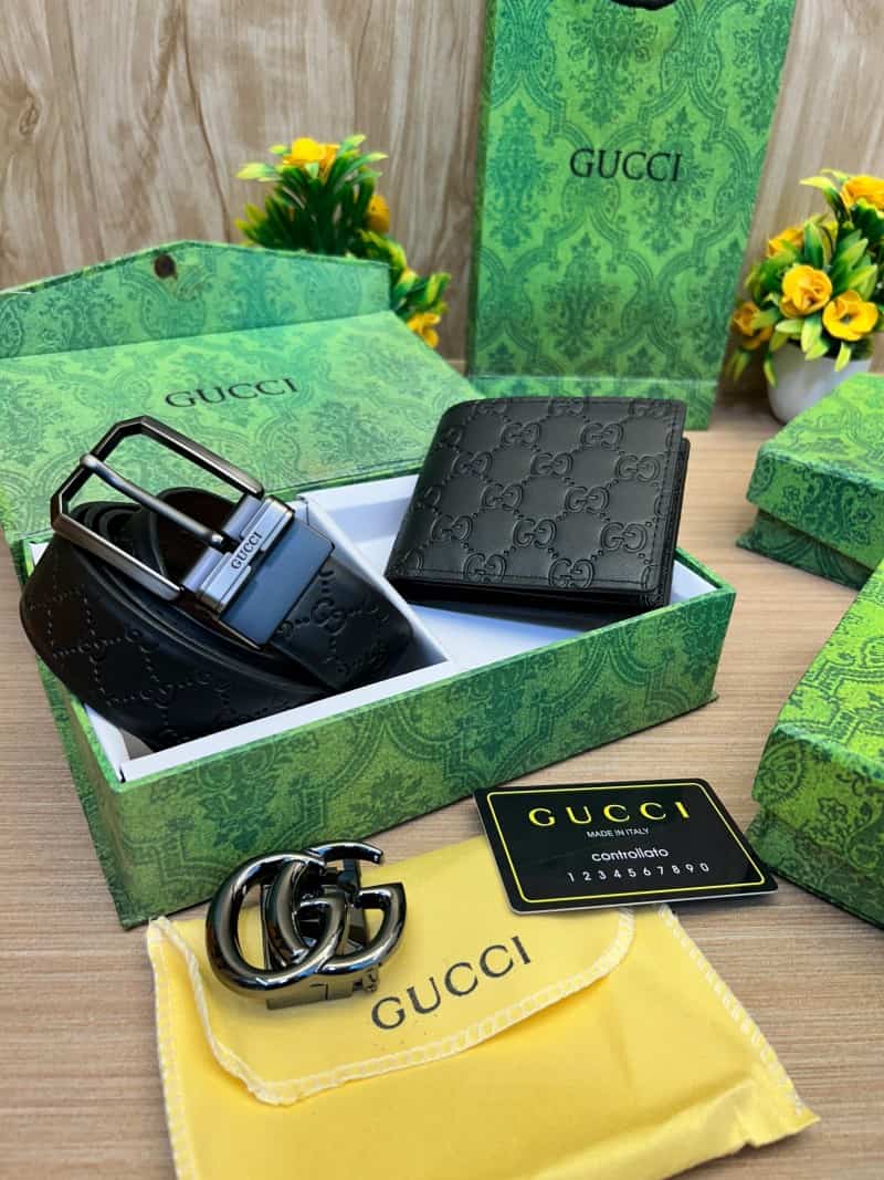 GUCCI_2_Buckle_Belt_&_wallet_Combo_C399