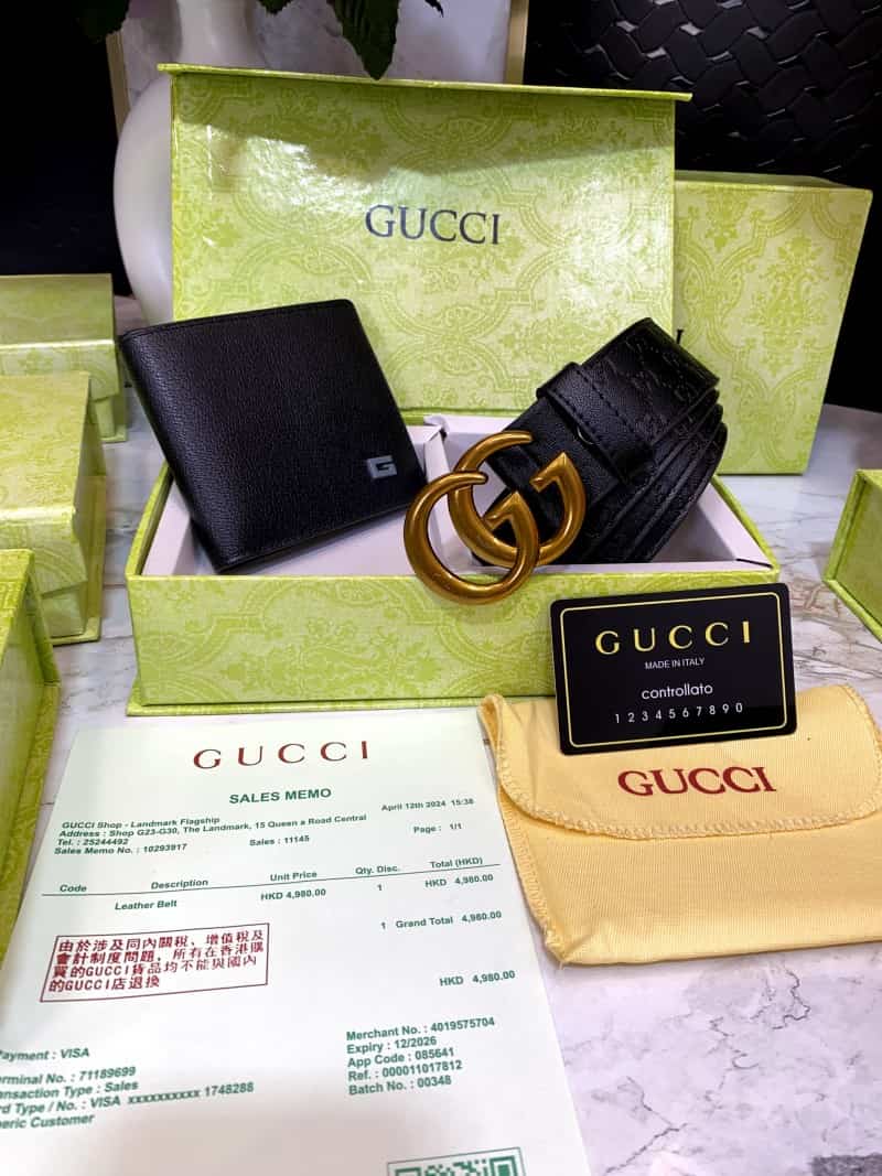 GUCCI_Premium_Belt_&_Wallet_Combo_C336
