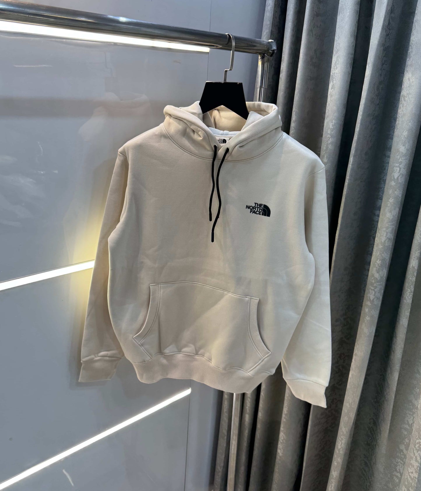 The North Face Cream Printed Imported Hoodie