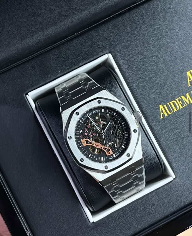 Audemars pigue_t Skeleton Silver Black