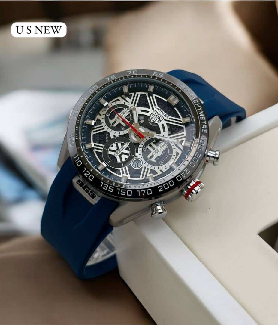 Tag_Heuer Carrera Blue Silver