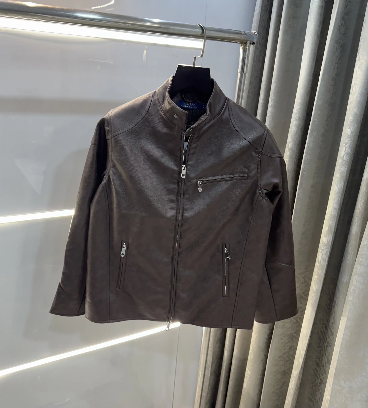 Ralph Lauren Brown Premium Leather Jacket