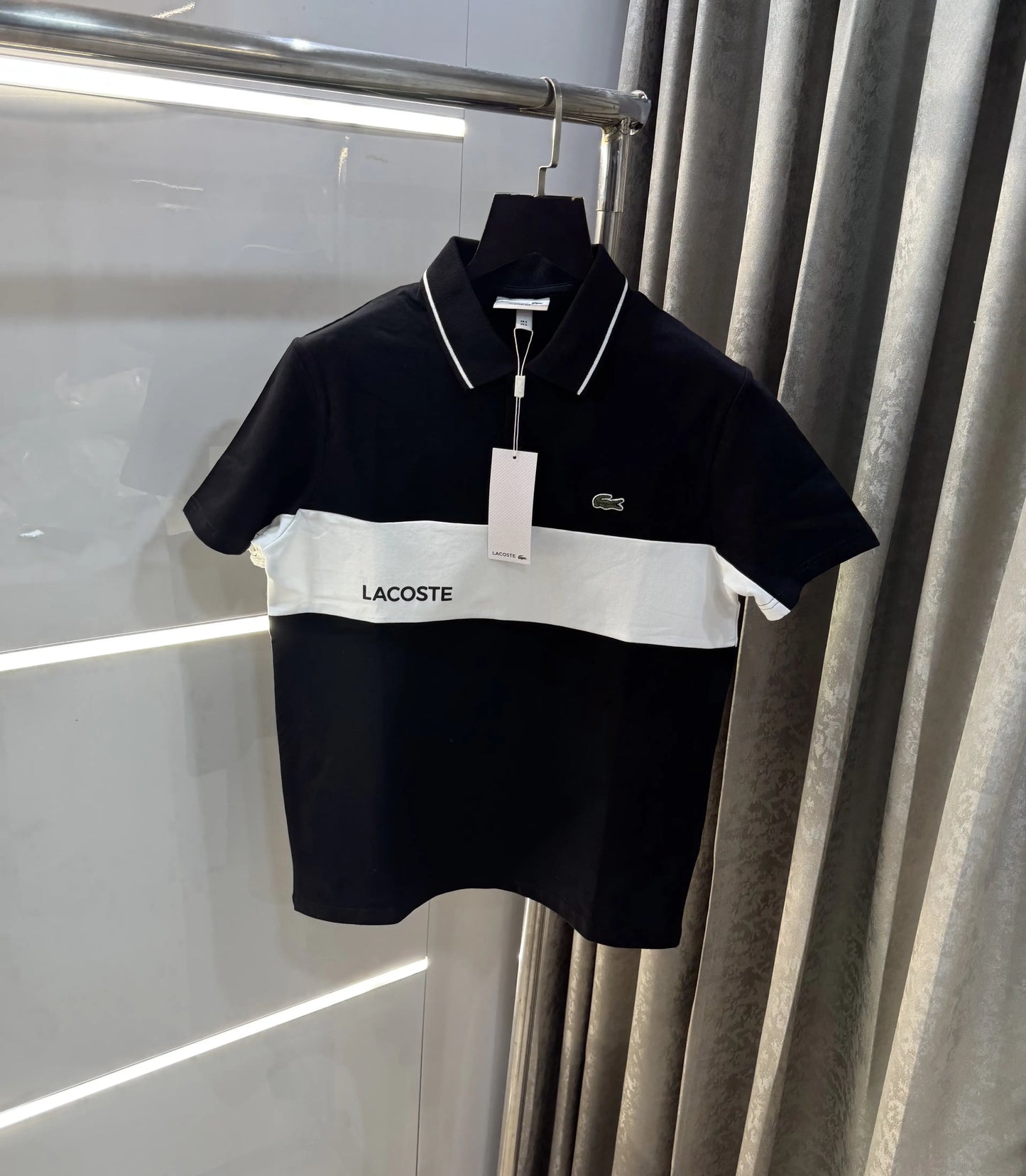 Lacost e Black Classic Premium Polo T-Shirt
