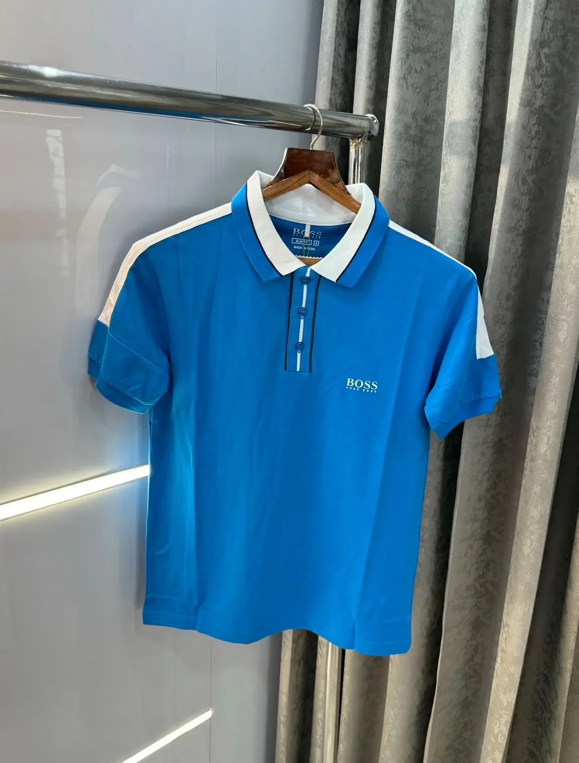 Hugo bos s Blue Classic Premium Polo T-Shirt