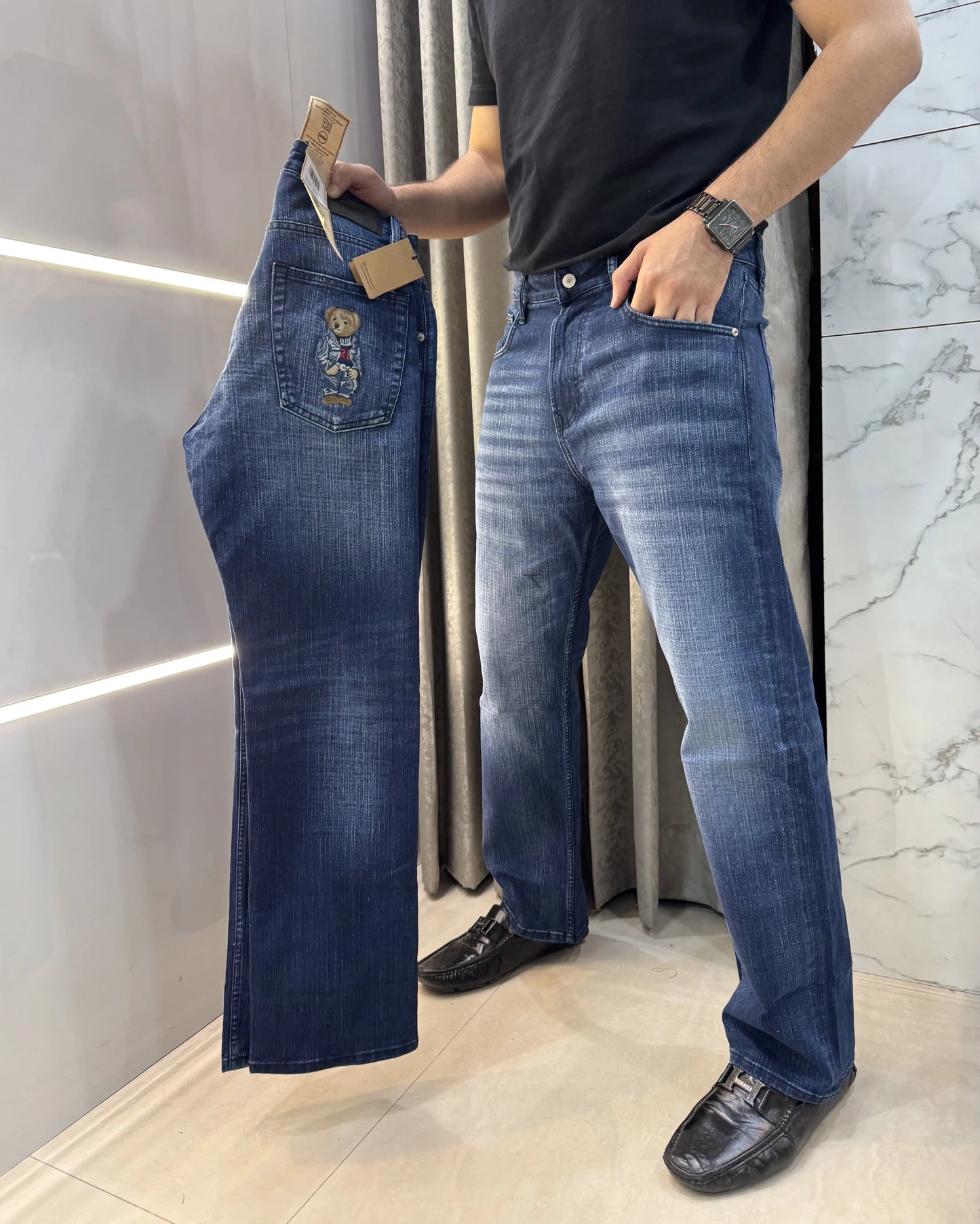 Ralph Lauren Mid Blue Teddy Edtion Imported Denim