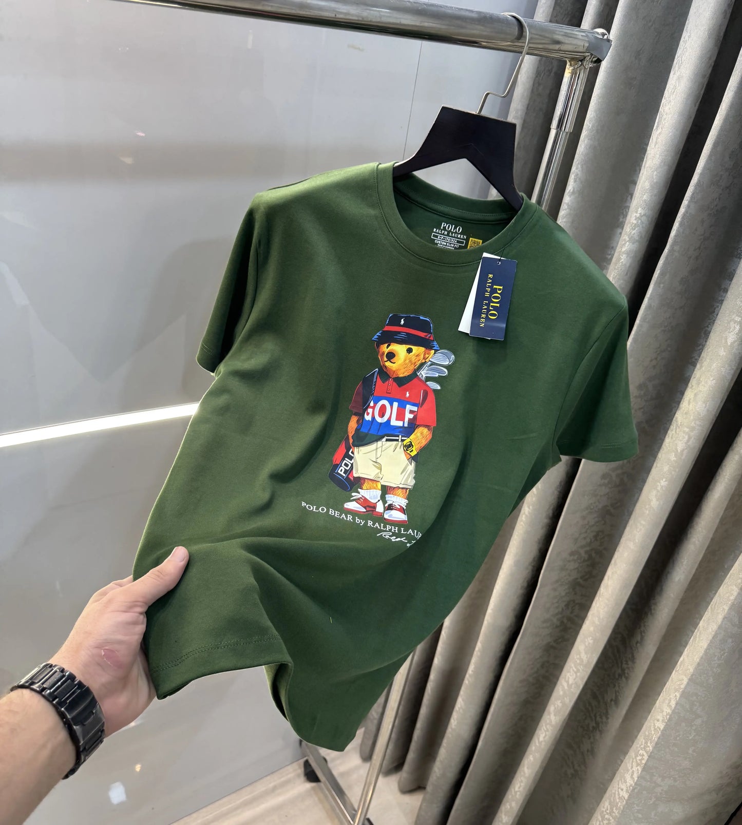 Ralp.h Laure n Olive Teddy Logo Premium T-Shirt