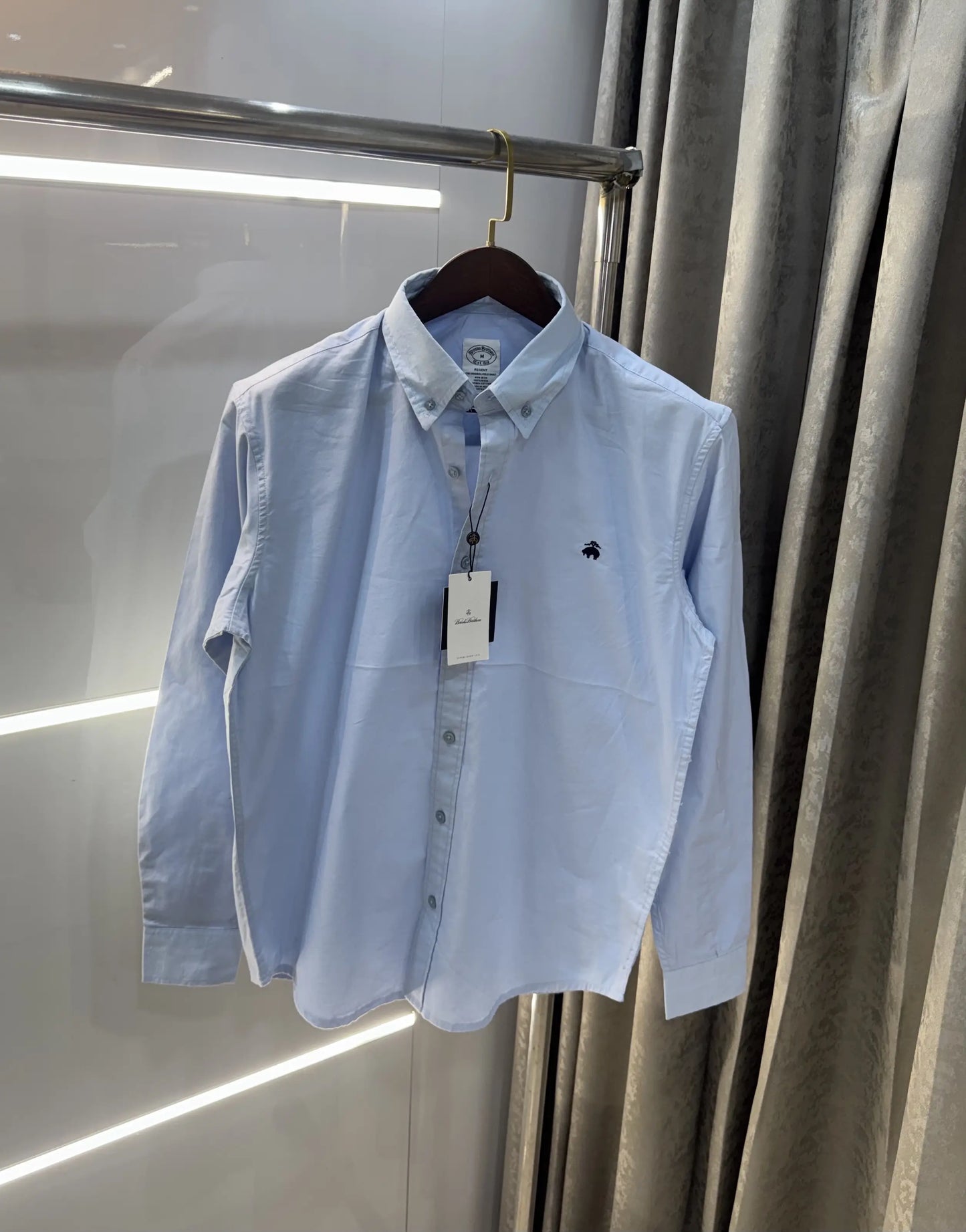 Brooks Brother Sky Blue Oxford Premium Shirt