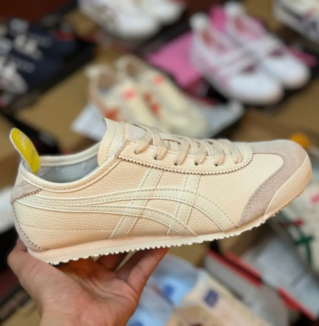 Onitsuka Tiger Mexico 66 Beige Light Yellow Sage 7A Premium Sneakers D-2069