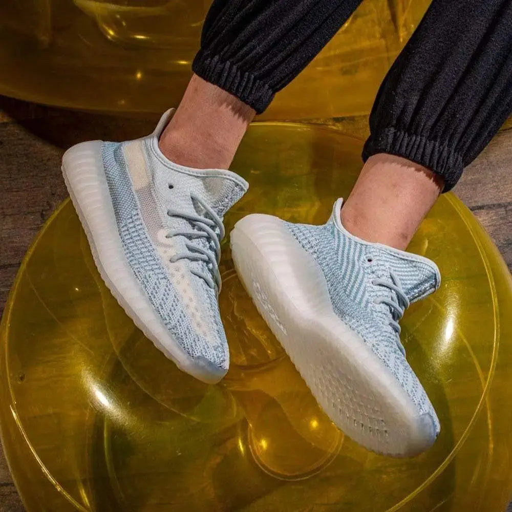 Adida_s Yeezy 350 V2 Cloud White Reflective For Girls Semi UA Quality Full Accessories D-2054