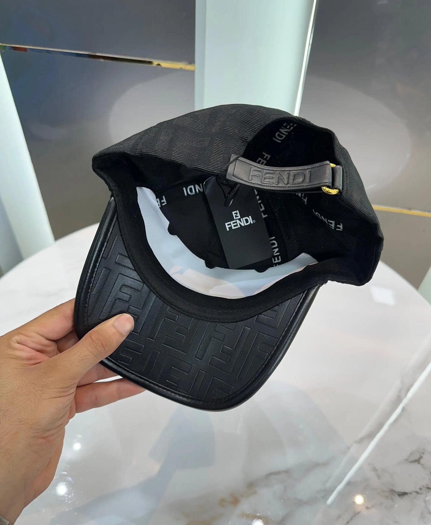 Fend i Black Monogram Premium Imported Cap