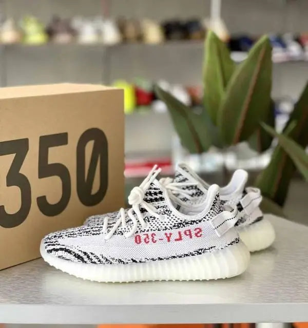 Adida_s Yeezy 350 V2 Zebra Mens Semi UA 7A Quality Full Accessories D-1791