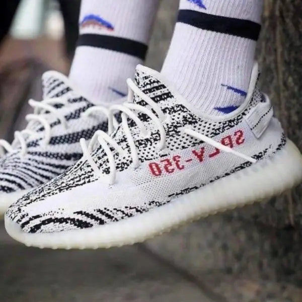Adida_s Yeezy 350 V2 Zebra Mens Semi UA 7A Quality Full Accessories D-1791