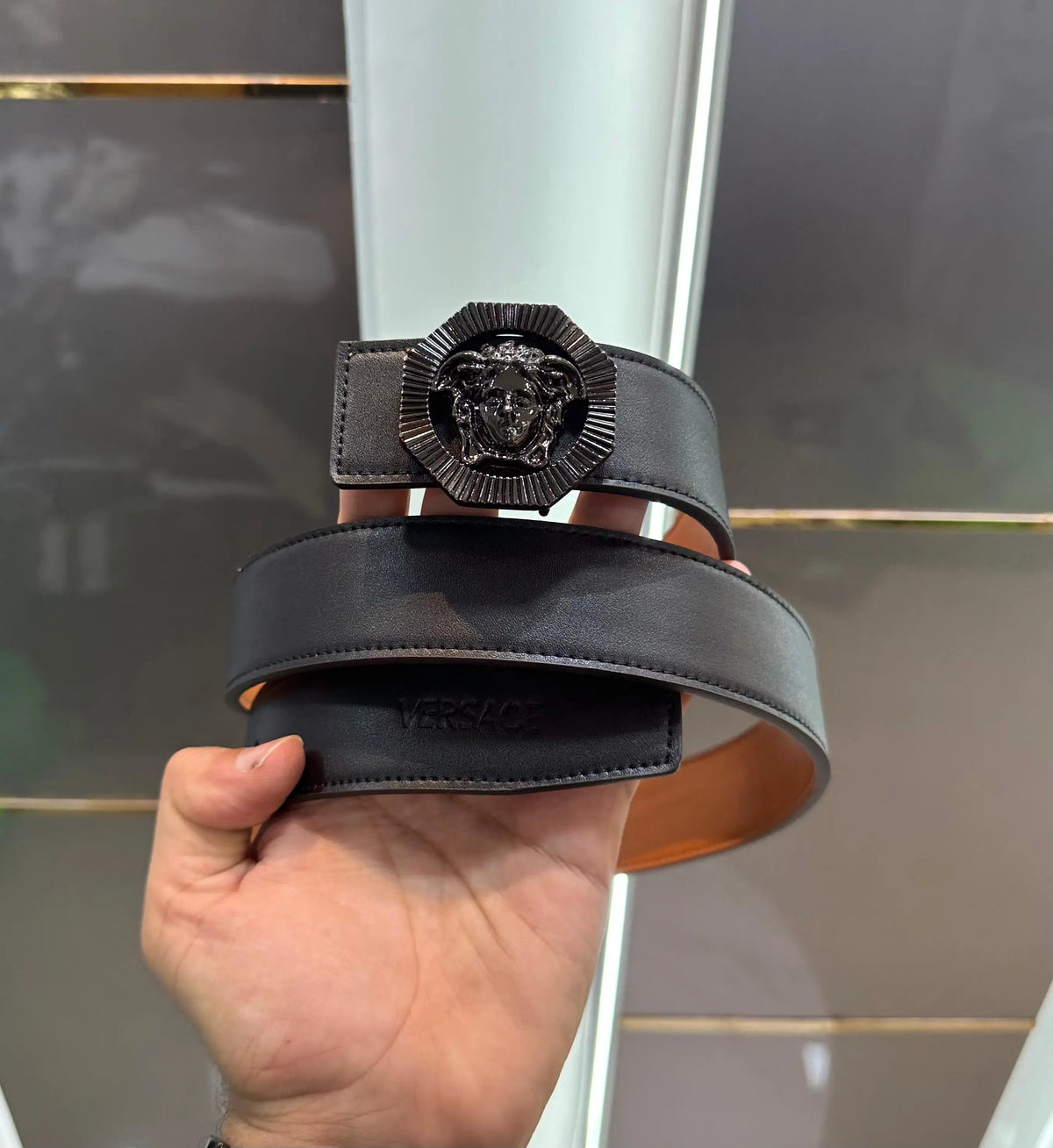 Versac e Black 004 Premium Imported Belt