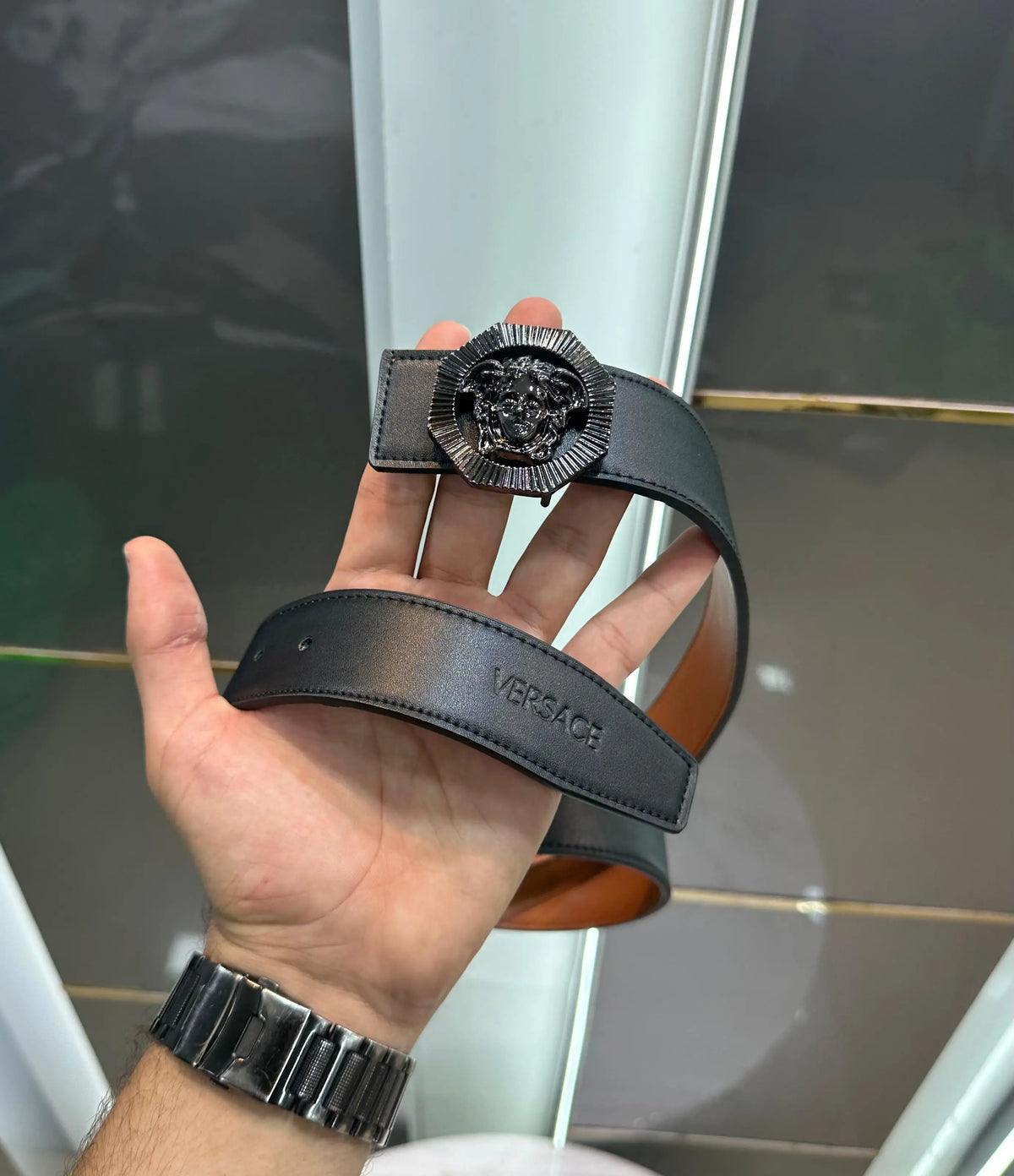 Versac e Black 004 Premium Imported Belt