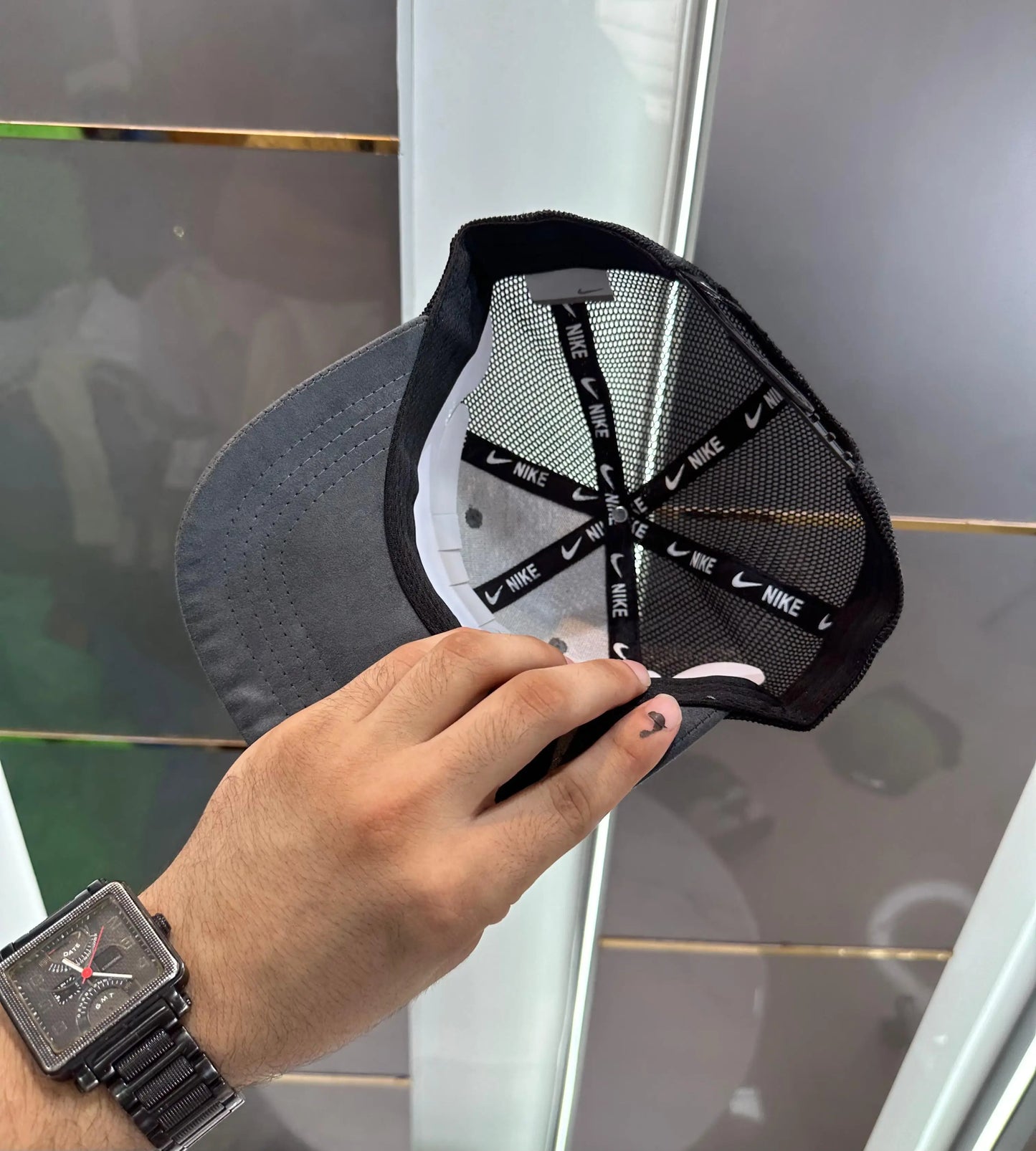 Nik e SB Grey (Suede) Premium Imported Cap