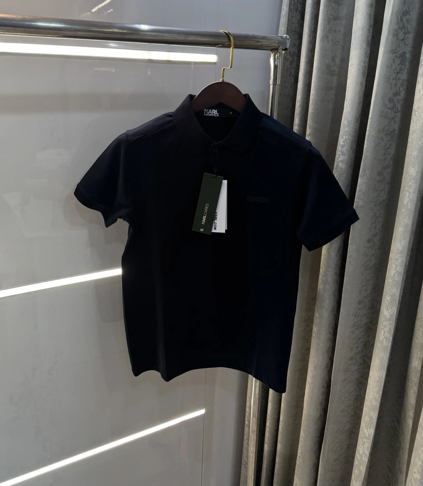 Karl Lagerfled Navy Blue Imported Polo T-Shirt