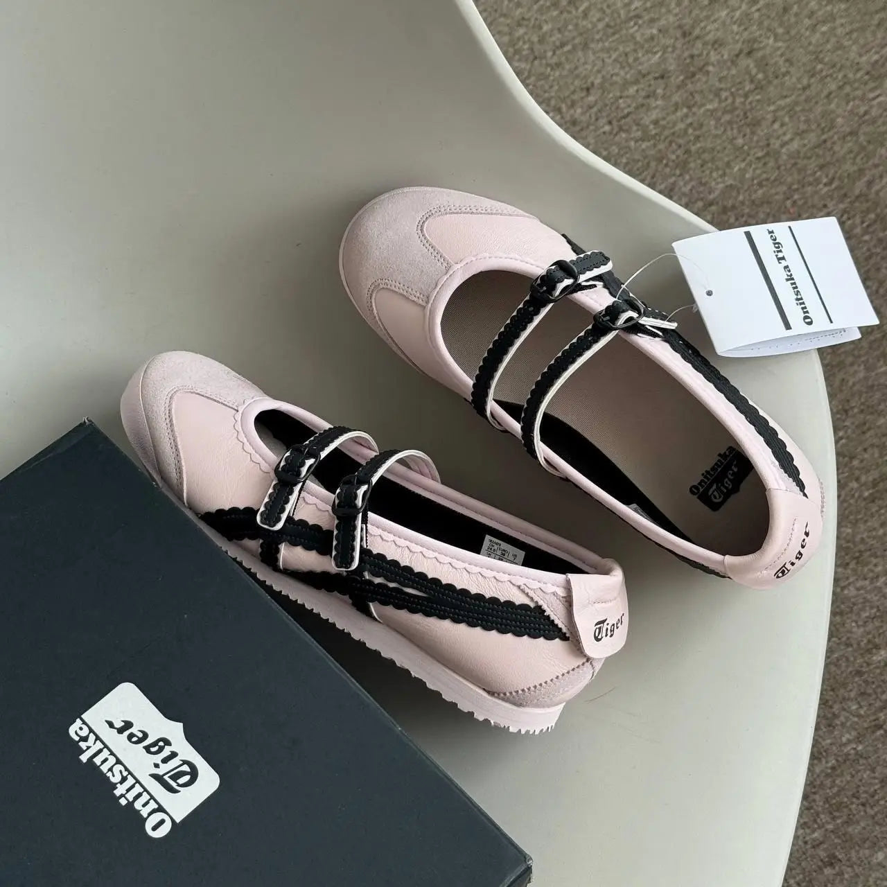 Onitsuka Tiger Mexico 66 TGRS Crystal Pink 7A Premium Ladies Sneakers D-2091