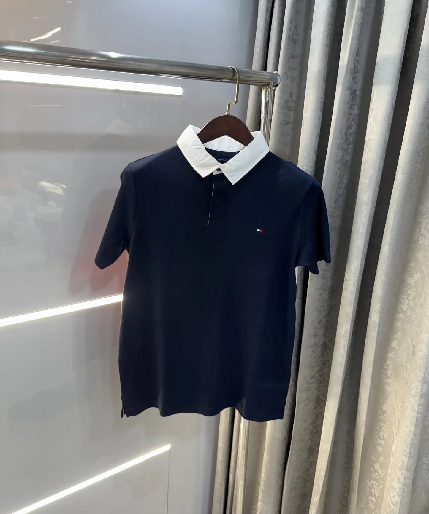 Tommy Hilfiger Navy Blue Premium Polo T-shirt