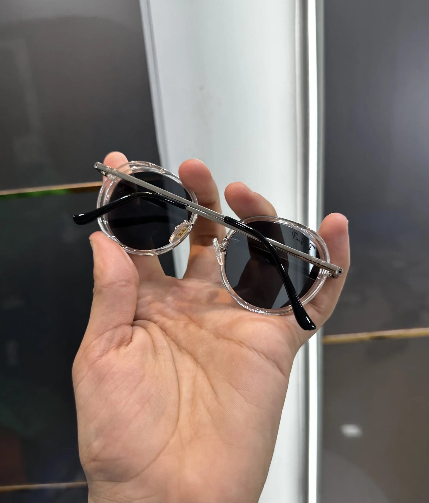 RayBan Ice Black Premium Shades 6525