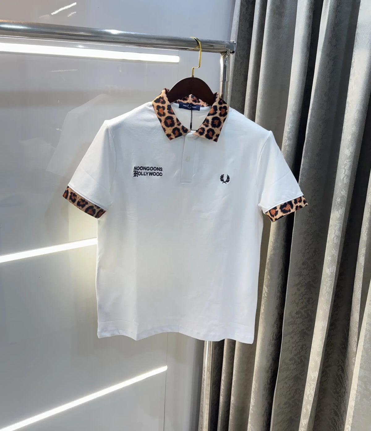 Fredperr y White Embroidery Logo Premium Polo T-Shirt