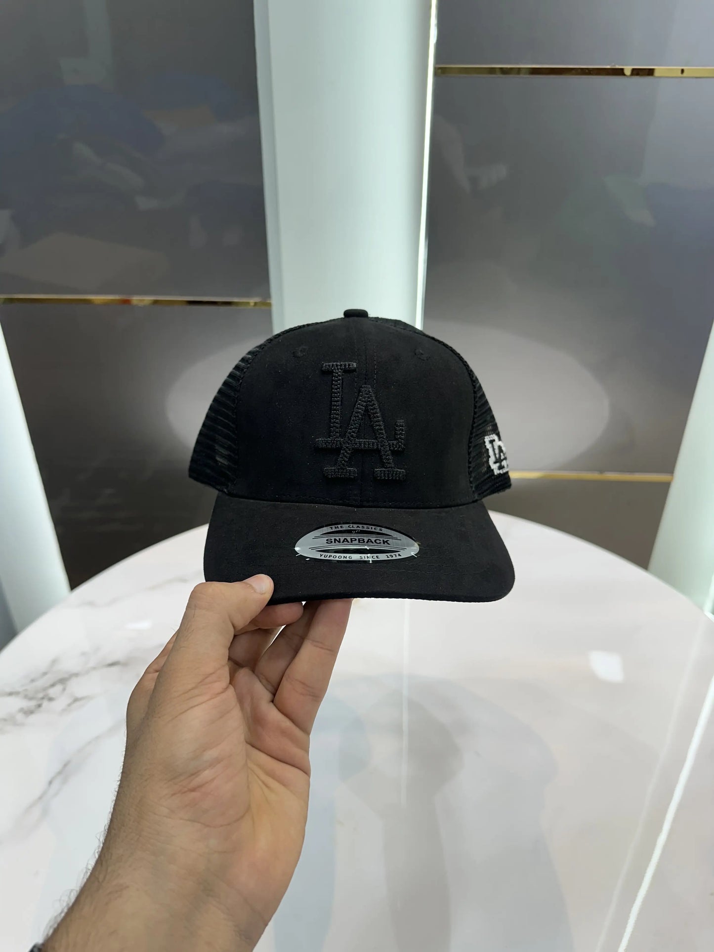 LA Black (Suede) Premium Imported Cap