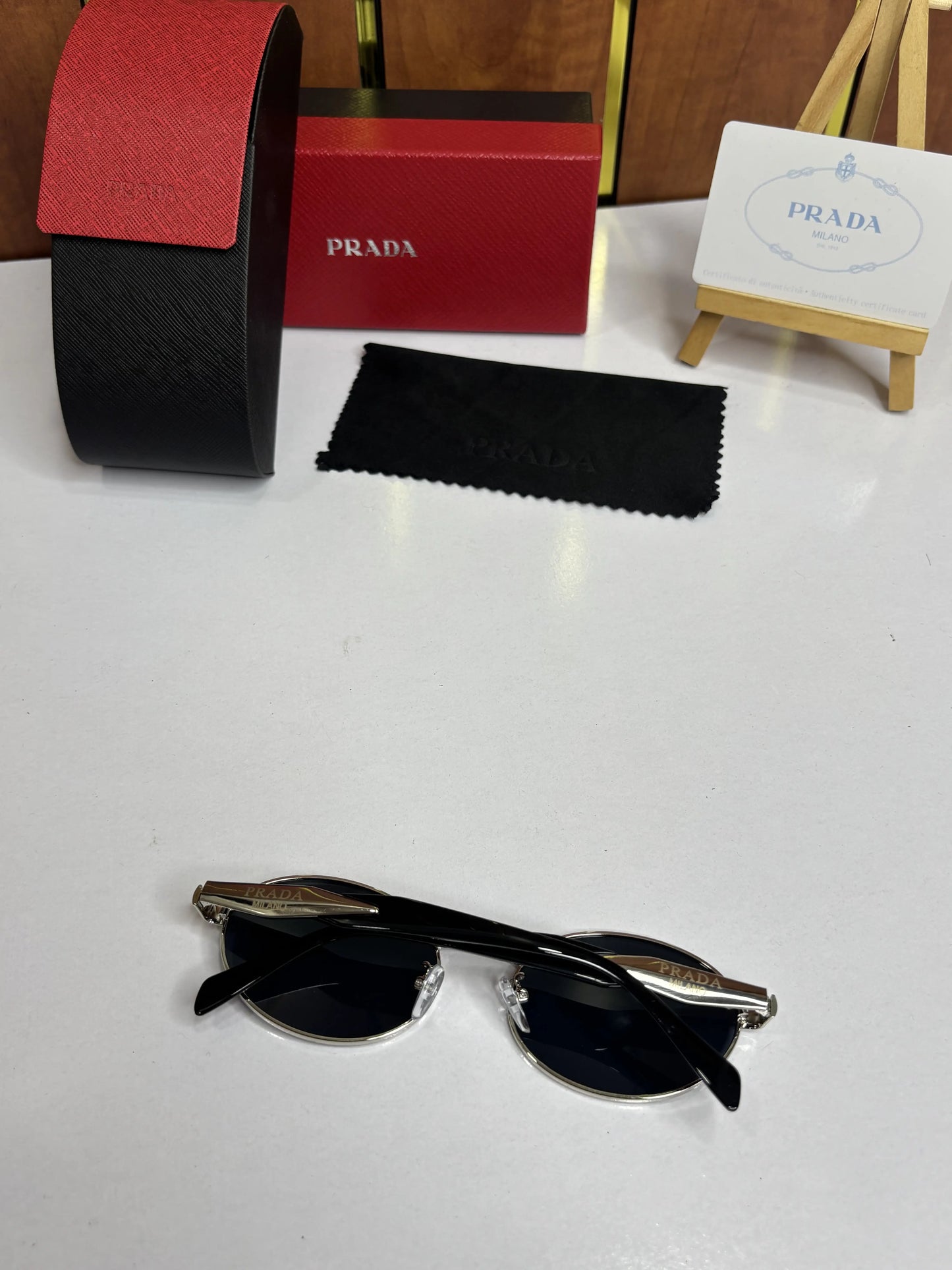 Prada 8007 Silver Black