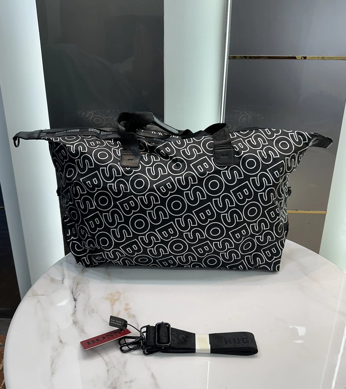 Hugo Bos s Luxury Imported Duffel Bag B18411