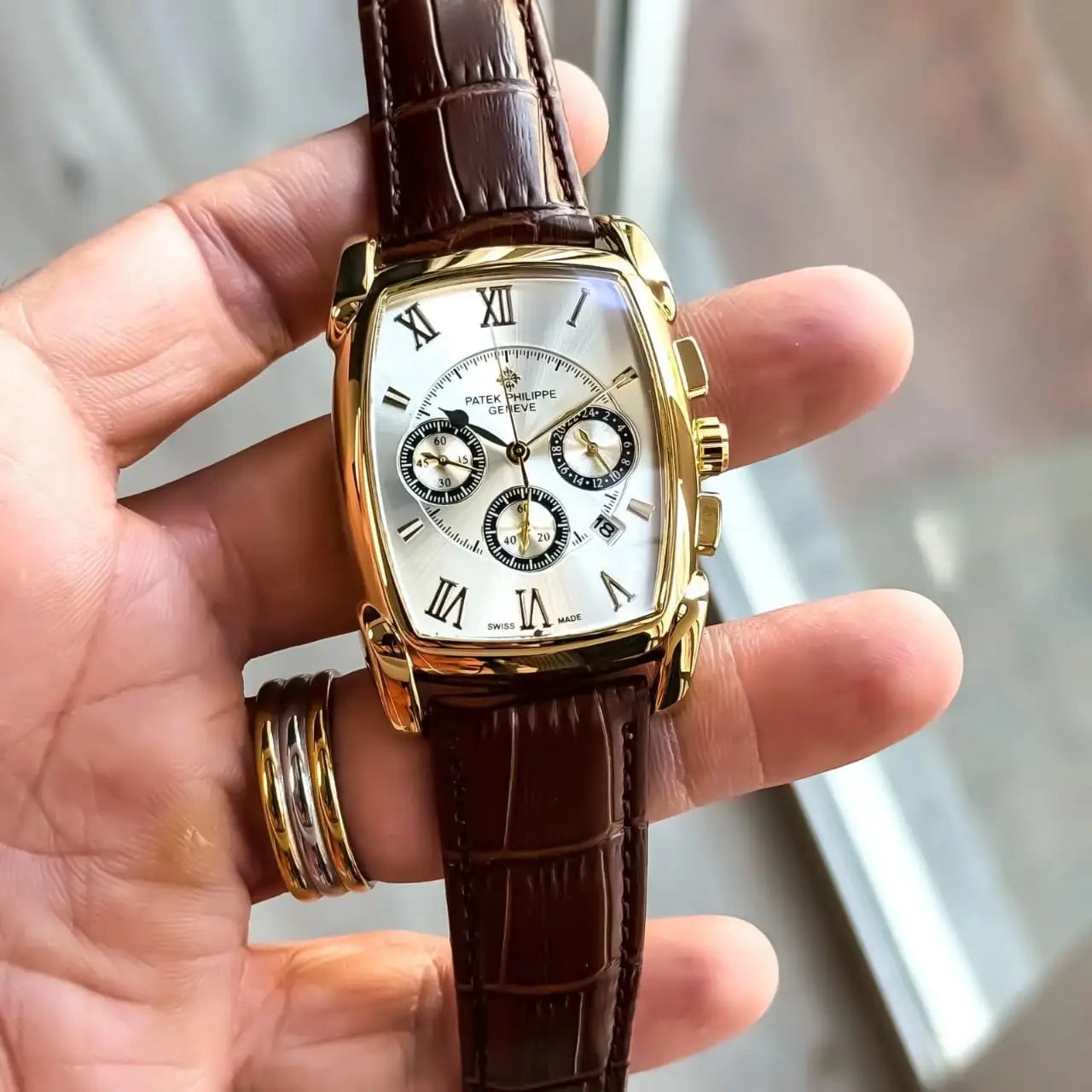 Patek Phillip Brown Rose Gold