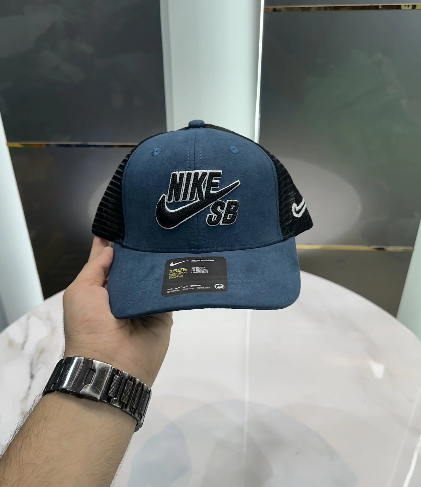 Nik e SB Teal (Suede) Premium Imported Cap