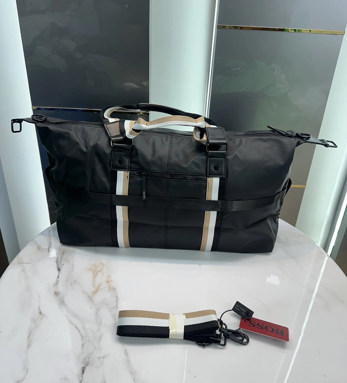 Hugo Bos s Luxury Imported Duffel Bag Bs3025-c