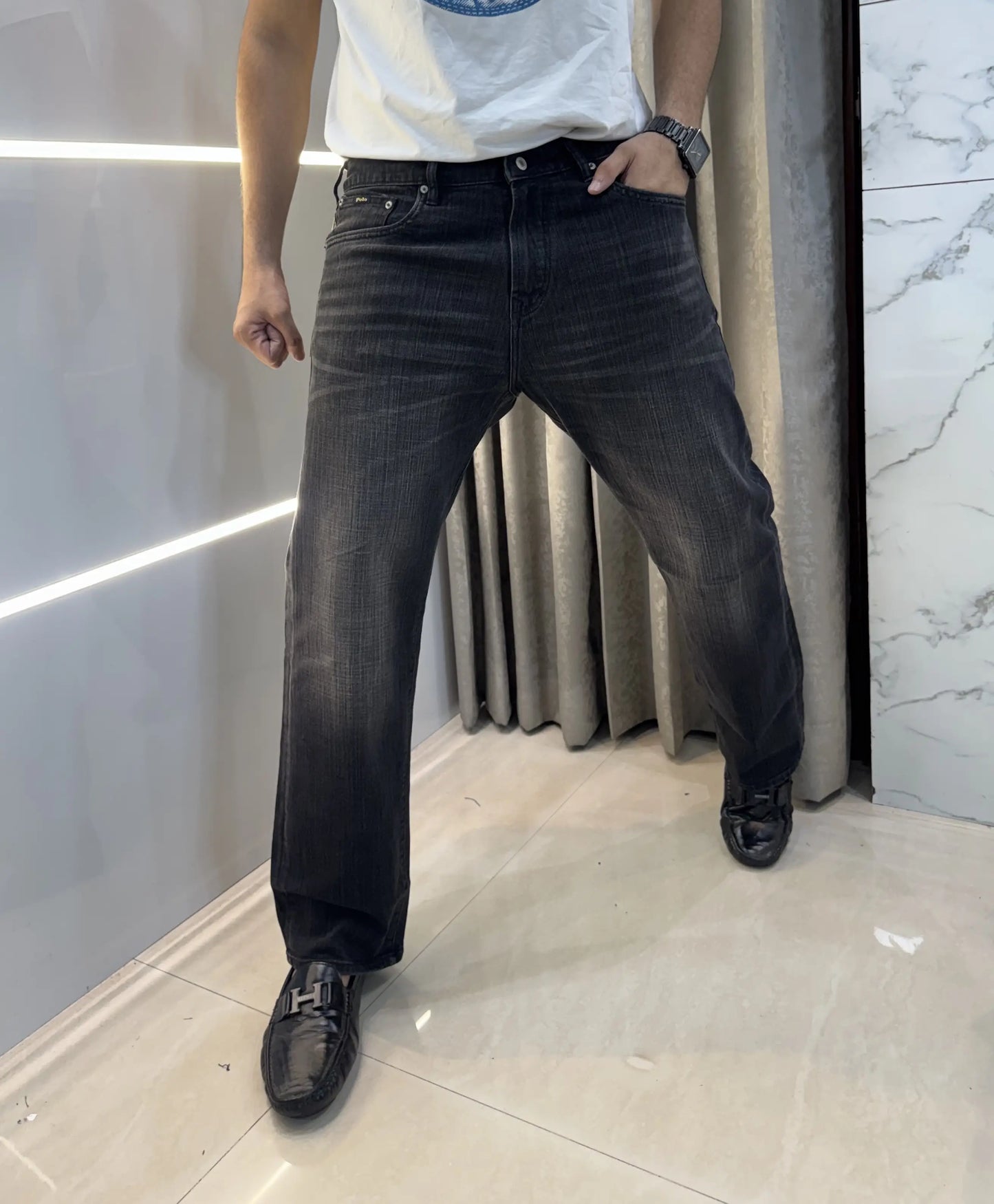 Ralp h Lauren Carbon Black Teddy Edtion Imported Denim