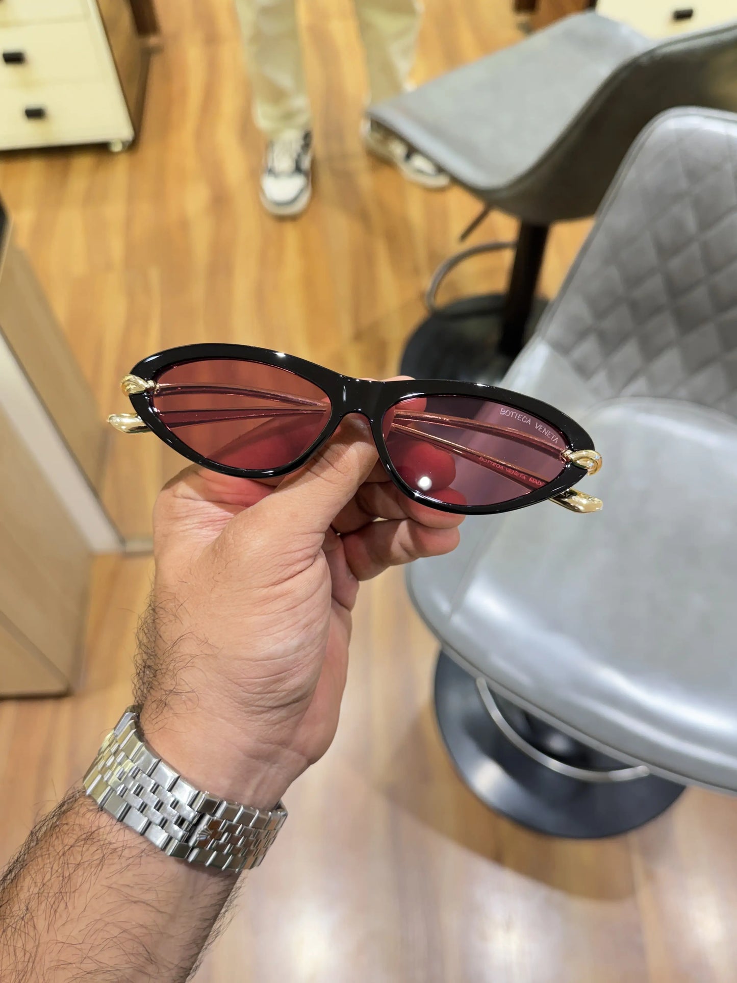 Bottega veneta 9151 black pink