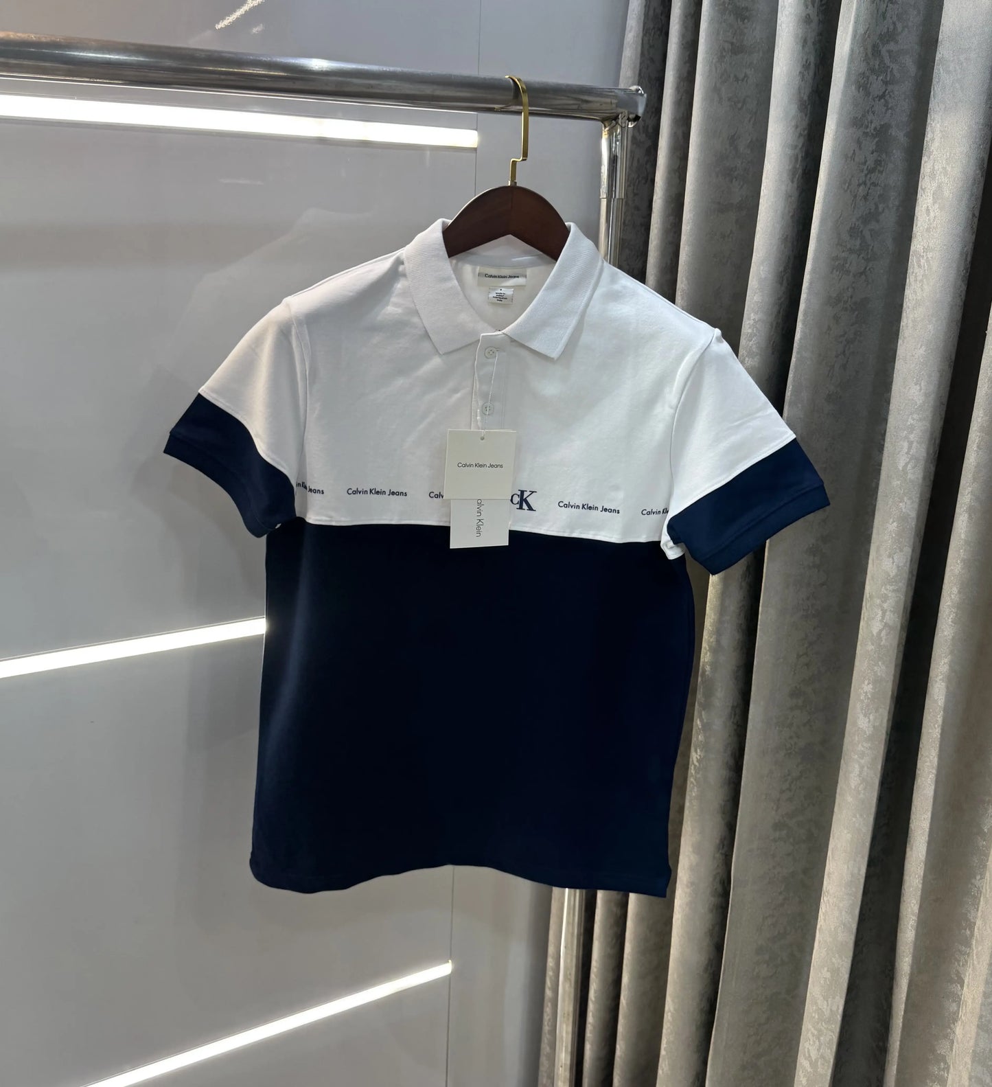 Calvin Klein White Premium Polo T-Shirt