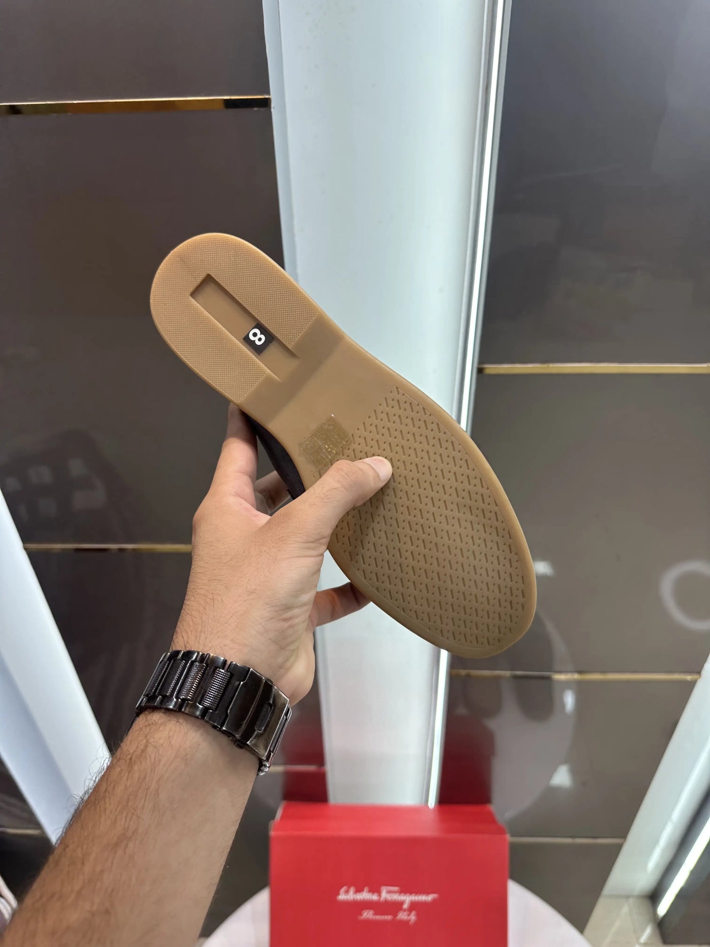 Salvatore_Ferragamo Olive Premium Suede Leather Slip-Ons