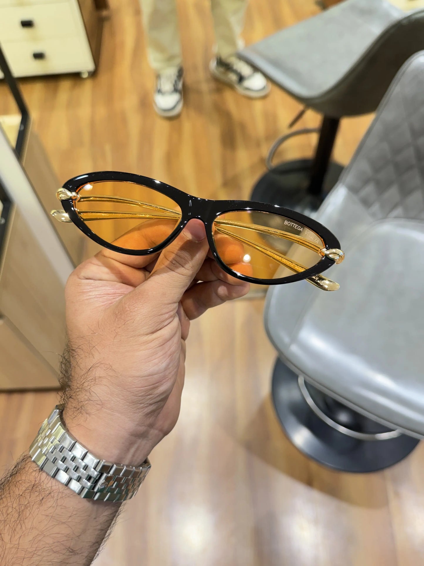 Bottega veneta 9151 black yellow candy